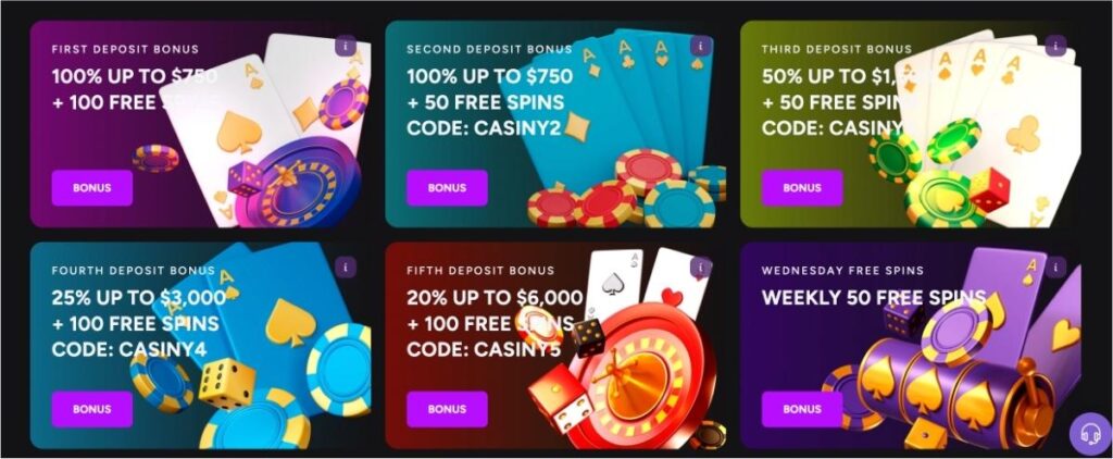 Discover the Excitement of Casiny Casino No Deposit Bonus 32